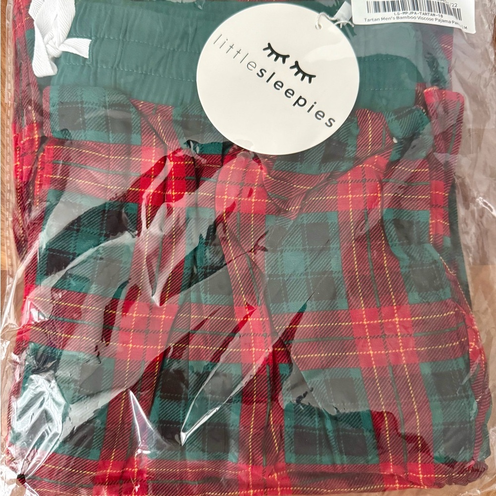 Little Sleepies Men’s Tartan Pajama Pants M